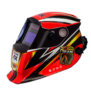 CARETA ELECTRONICA PARA SOLDAR DE SOMBRA VARIABLE PROFESIONAL, 2 SENSORES COLOR AXT-CEF1RED-CV